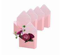 Rikyo Lot de 5 enveloppes roses pour fleurs