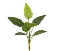 Rikyo Oiseau de paradis artificiel réaliste de 76,2 cm avec 7 troncs, feuilles vertes - Grand palmier pour cuisine, fête, arrangement floral, plante d'intérieur