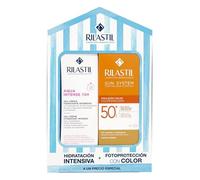 Rilastil Pack Aqua Intense 72h Gel-Crème 40ml + Sun System Émulsion Solaire Faciale Teintée SPF50+ 40ml
