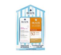 Rilastil Pack Aqua Intense 72h Gel-Crème 40ml + Sun System Émulsion Solaire Faciale Teintée SPF50+ 40ml