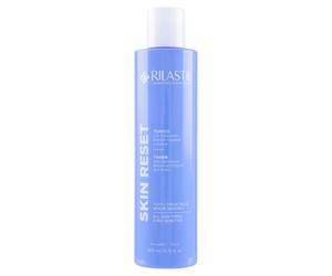 Rilastil Skin Reset Tonifiant visage sans alcool, tonifiant et rafraîchissant, avec panthénol, extraits de plantes et ruine, 200 ml