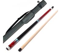 Riley Centurion Queue de billard américain avec poignée en cuir synthétique Section 58 (147 cm) Pointe de 13 mm avec étui rigide (P4C)