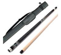 Riley Centurion Queue de Billard américain avec poignée enveloppée de Lin Section 58 (147 cm) - Embouts de Protection de 13 mm et étui Rigide (Modèle 4)