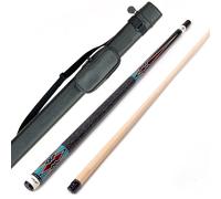 Riley Centurion Queue de Billard américain avec poignée enveloppée de Lin Section 58 (147 cm) - Embouts de Protection de 13 mm et étui Rigide (Modèle 5)