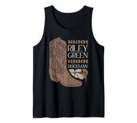 Riley Green Cowboy Boot and Flower Country Music Débardeur
