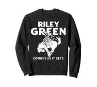 Riley Green Cowboy en Train de Monter à Cheval Sweatshirt