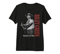 Riley Green Cowboy Guitare T-Shirt Haut de Gamme