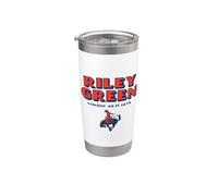 Riley Green Cowboy reçoit Horse Multi Gobelet isotherme en acier inoxydable double paroi