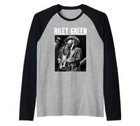 Riley Green Singing Greatest Hits Country Music Art Manche Raglan