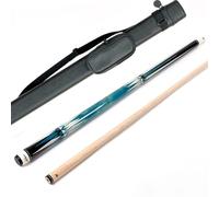 Riley Queue de Billard Américain - 147 cm Pointe 13 mm avec étui Rigide (Bleu)