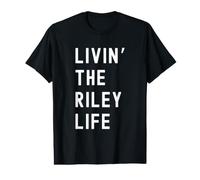 Riley Vivant la Vie de Riley Nom Amusant T-Shirt Graphique avec Valeur