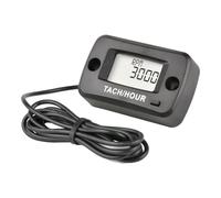 RileyFine Compteur numérique auto-alimenté Tach/heure, minuterie de maintenance, étanche IP68, compteur de tours pour équitation tondeuse tracteur moto Jetski tronçonneuses générateur Dirtbike