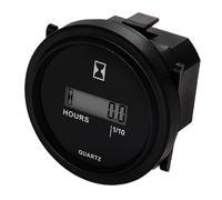 RileyFine HM005 Snap in LCD Hour Meter, TOT Hours, Memory and Reset, No Batteries Required pour les générateurs, les tondeuses à gazon, les motos, les VTT et autres équipements à essence. (DC 4.5-90V)