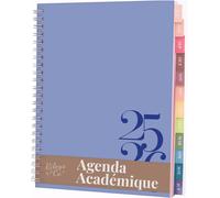 Rileys Agenda 2025 2026, Agenda Scolaire & Professionnel, Planificateur Journalier, Hebdo & Mensuel, Spirale Carnet De Rendez-Vous, Juil 2025¿Juin 2026 (20,3 X 15,2 Cm, Vert, Classique, En Français)