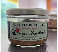 Rillette de Poulet aux Poivrons Grillés