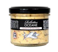 Rillettes océane (saumon, thon, espadon, marlin fumés) - Pot 90g