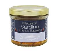 Rillettes sardine au piment d'Espelette - Pot 90g