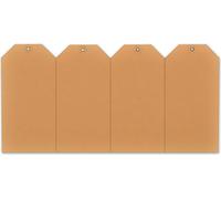 rillprint étiquette produit 70 x 140 mm kraft brun