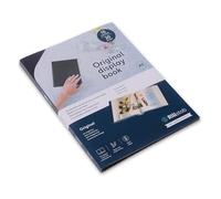 Rillstab Livre d’affichage original (10 pochettes transparentes) | Brochure A5 à anneaux et dossier de présentation de projet pour réunions et conférences| Noir