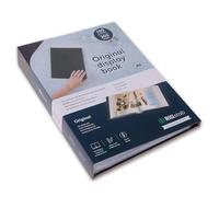 Rillstab Livre d’affichage original (100 pochettes transparentes) | Brochure A4 à anneaux et dossier de présentation de projet pour réunions et conférences | Noir