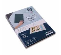 Rillstab Livre d’affichage original (50 pochettes transparentes) | Brochure A4 à anneaux et dossier de présentation de projet pour réunions et conférences| Noir