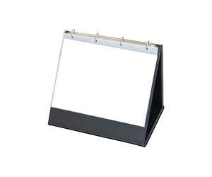 Rillstab Paperboard de Table A4 Paysage | 10 Pochettes Transparentes | 40 Vues | Support Triangulaire Autoportant | Présentations, Réunions, Formations | Mécanisme 4 Anneaux | Noir