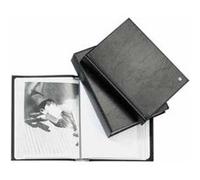 Rillstab Protège-documents A5 - 20 pochettes transparentes - Noir - RI99524
