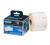 Rillstab Rouleau 1000 Etiquettes Thermique 57 X 32 Mm Repositionnable Blanc