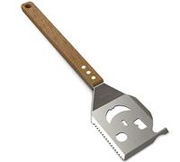 Rilltowpe Accessoires de Grill, spatule de Grill, spatule de Grill avec Manche en Bois, spatule de Grill pour grillades en Plein air, Cadeau pour Hommes Cadeaux de Grill pour Hommes.