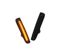 Riloer 1 paire de clignotants de rétroviseur latéral de voiture pour J-eep C-herokee 1997-2001, clignotants de rétroviseur dynamiques/normaux avec lentille fumée/claire/ambre