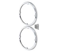 Riloer 1 paire de garnitures de haut-parleur Audio pour moto Tour Pak - Compatible avec Harley Electra Glide Tri Glide Ultra Limited 2014-2022 - Noir Tour-Pak - Garniture de haut-parleur avec boulons