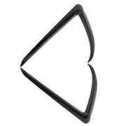 Riloer 1 paire de protections de feux de brouillard avant de voiture compatibles avec Tesla Model 3 2017-2023, noir brillant