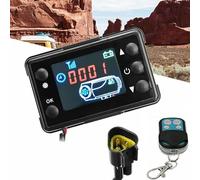 Riloer 12V / 24V Télécommande avec Interrupteur de Moniteur LCD, Chauffage de voiture à air diesel avec écran LCD et télécommandes avec 4 boutons, Télécommande pour chauffage diesel 2KW 5kW