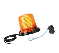 Riloer 12V-48V LED Clignotant Stroboscopique Feux de Secours d'Alerte pour Toit de Voiture Télécommande Ambre Compatible avec Camion Voiture Chasse-Neige Véhicule de Remorquage