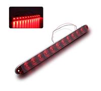 Riloer 1x Feu de remorque Feux arrière feux de freinage arrière Lampe de feu arrière 12V 6 fonctions 11 LED Lampe témoin de remorque étanche Camion de caravane ABS Troisième feu stop universel