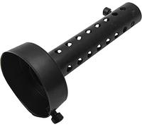 Riloer 1x Silencieux d'échappement de moto, DB Killer silencieux d'échappement amovible réglable universel pour moto pour tuyau d'échappement de queue de 60mm, noir