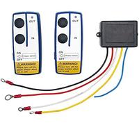 Riloer 2 pièces 12V Kit de télécommande de treuil sans fil, contrôleur de commutateur de casque universel pour camion de voiture