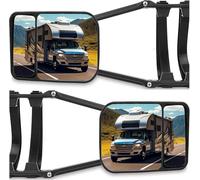 Riloer 2x Rétroviseur caravane, Rétroviseurs de remorquage, miroir de remorquage RV, pour Rétroviseur à extension réglable pour voiture, Rétroviseurs extérieurs pour camping-car, caravane pour les 4x4