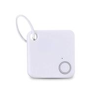 Riloer 4 Pack Mini Bluetooth GPS Tracker Dispositif Voiture Moteur Alarme Tuile Portefeuille Clés Alarme Localisateur en Temps Réel Enfants Animaux Anti-Perte