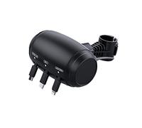 Riloer Câble de chargement de voiture 3 en 1, station de chargement de voiture, chargeur de voiture rétractable pour siège arrière de passagers, Android/Type C