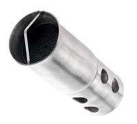 Riloer Chicane Échappement Moto 51mm/60mm, Système d'échappement universel pour moto, silencieux d'échappement DB Killer (51 mm - Deux rangées de grands trous)