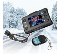 Riloer Contrôleur de chauffage diesel LCD avec interrupteur de stationnement, contrôleur de chauffage 12 V-24 V avec écran LCD, chauffage d'air diesel universel mini portable juste pour 2 kW 5 kW