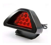 Riloer feu de freinage arrière de voiture, 12V universel 12 LED troisième feu d'arrêt, feu arrière de brouillard Flash stroboscopique, lumière rouge et coque rouge
