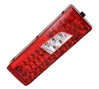 Riloer Feux arrière à LED 24 V pour camion, trois couleurs, compatibles avec les camions Scania série LPGRS 2016-2024 2241860, gauche avec éclairage de plaque d'immatriculation