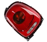 Riloer Jeu de cache-objectif arrière feu arrière stop arrière feu arrière couvre-lampe, coque cache phare arrière compatible avec MINI F55 5DR F56 3DR F57, 63217297433 droite