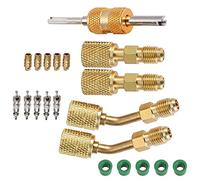 Riloer Kit adaptateur R410A, services de réfrigération CVC pour systèmes Mini-split R410A pour climatisation 45° et adaptateur droit