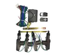 Riloer Kit de verrouillage centralisé d'alimentation de voiture avec entrée sans clé à distance compatible avec la plupart des véhicules 12 V