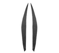 Riloer Lot de 2 Enjoliveurs de sourcils Compatible avec BMW X6 E71 (2008-2014), aspect fibre de carbone, gauche et droite
