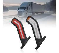 Riloer Lot de 2 feux de gabarit LED pour remorque, feux latéraux, feux de gabarit pour remorque, adaptés aux camionnettes, fourgonnettes et remorques 12 V-24 V, étanches