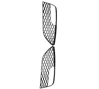 Riloer Lot de 2 garnitures de calandre de voiture en nid d'abeille pour feux de brouillard, numéro de pièce 8V3807681, 8V3807682, Compatible avec Audi A3 2012-2016, noir